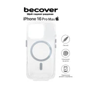 Чехол для мобильного телефона BeCover Space Case (MagSafe) для Apple iPhone 16 Pro Max Transparancy (712105) (UA)
