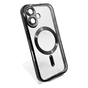Чехол для мобильного телефона BeCover TPU Chrome Case (MagSafe) для Apple iPhone 16 Plus Black (712075) (UA)