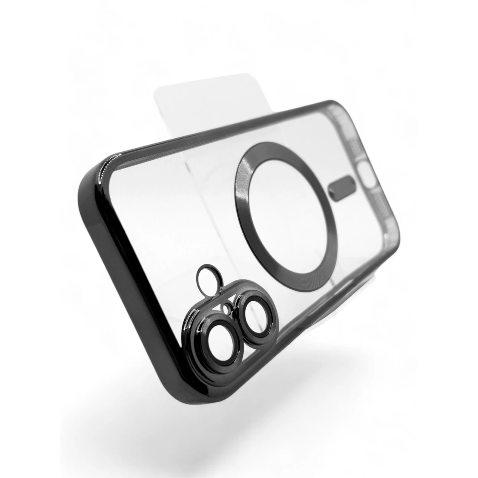 Чохол для мобільного телефону BeCover TPU Chrome Case (MagSafe) для Apple iPhone 16 Plus Black (712075) (UA) сумісність з моделями  Apple iphone 16 плюс 