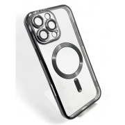 Чохол для мобільного телефону BeCover TPU Chrome Case (MagSafe) для Apple iPhone 16 Pro Black (712080) (UA)