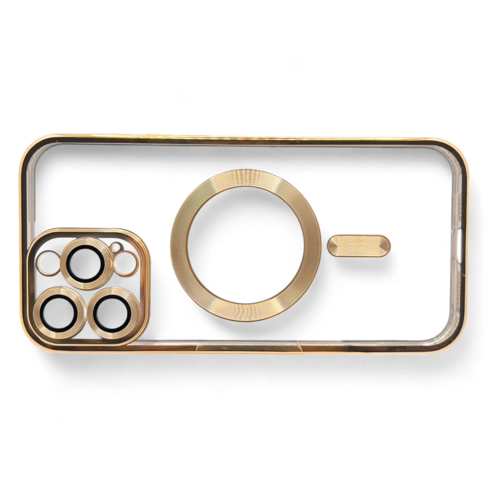 Чохол для мобільного телефону BeCover TPU Chrome Case (MagSafe) для Apple iPhone 16 Pro Gold (712081) (UA) Сумісність із брендом: Apple;