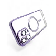 Чохол для мобільного телефону BeCover TPU Chrome Case (MagSafe) Apple iPhone 16 Pro Max Purple (712089) (UA)