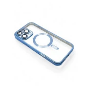 Чохол для мобільного телефону BeCover TPU Chrome Case (MagSafe) Apple iPhone 16 Pro Max Sierra Blue (712087) (UA)