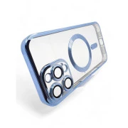 Чохол для мобільного телефону BeCover TPU Chrome Case (MagSafe) Apple iPhone 16 Pro Sierra Blue (712082) (UA)
