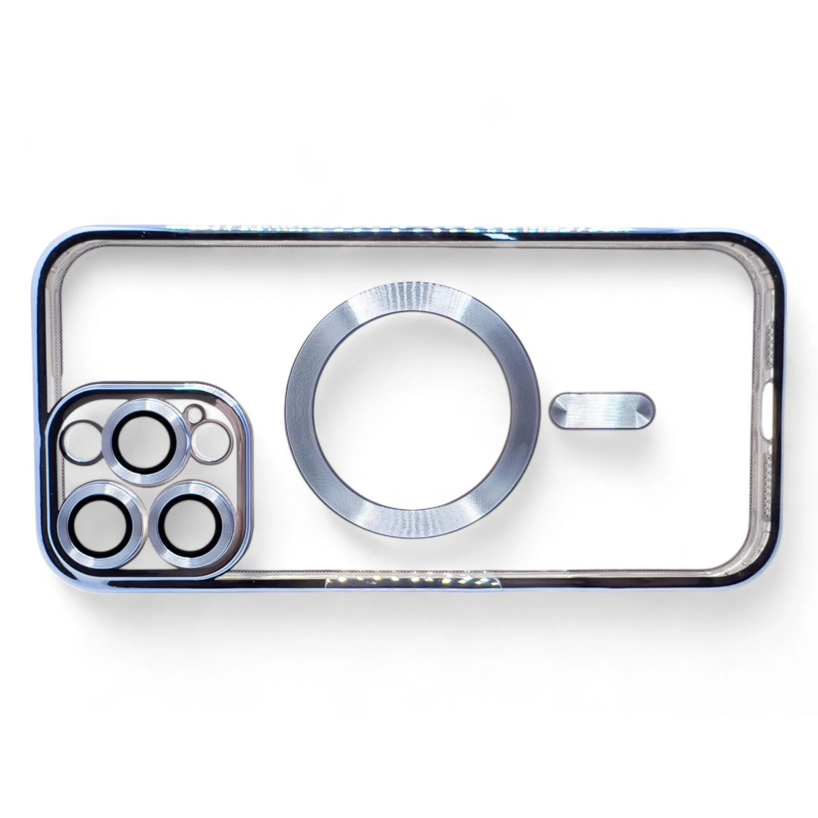 Чохол для мобільного телефону BeCover TPU Chrome Case (MagSafe) Apple iPhone 16 Pro Sierra Blue (712082) (UA) Сумісність із брендом: Apple;