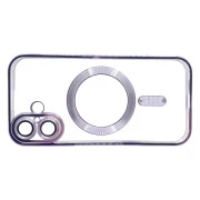 Чохол для мобільного телефону BeCover TPU Chrome Case (MagSafe) Apple iPhone 16 Purple (712074) (UA)