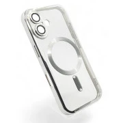 Чохол для мобільного телефону BeCover TPU Chrome Case (MagSafe) для Apple iPhone 16 Silver (712073) (UA)