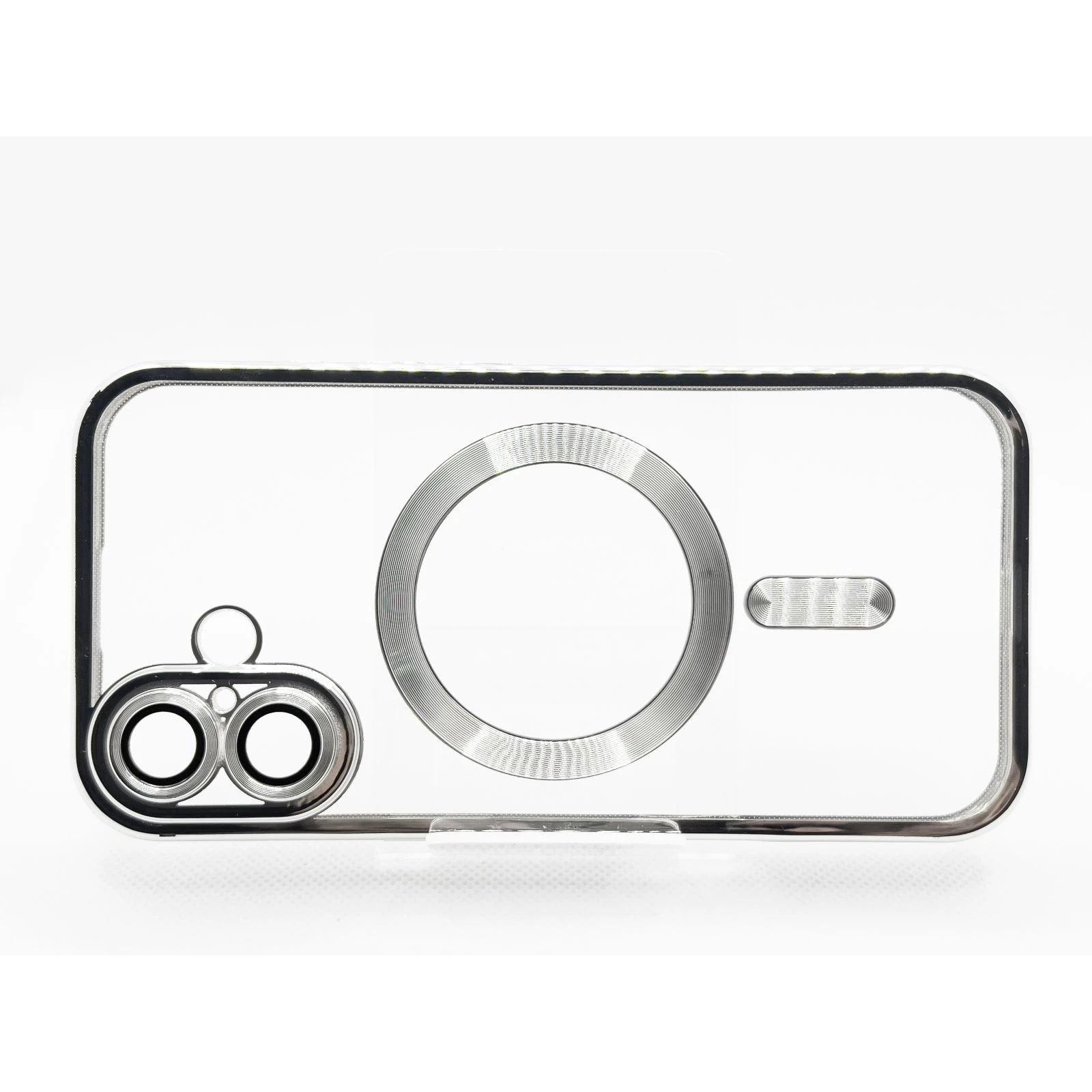 Чохол для мобільного телефону BeCover TPU Chrome Case (MagSafe) для Apple iPhone 16 Silver (712073) (UA) Сумісність із брендом: Apple;