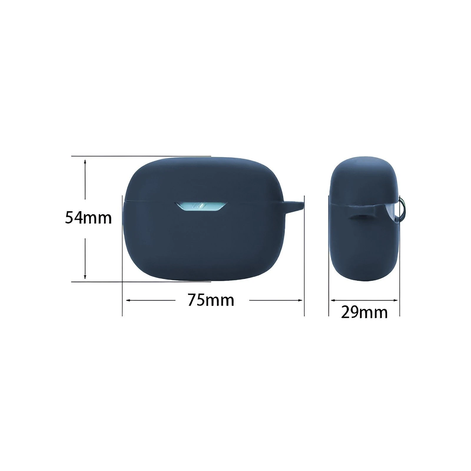 Чохол для навушників BeCover Silicon для JBL Wave Beam TWS Deep Blue (710190) (UA) Сумісність з брендом JBL
