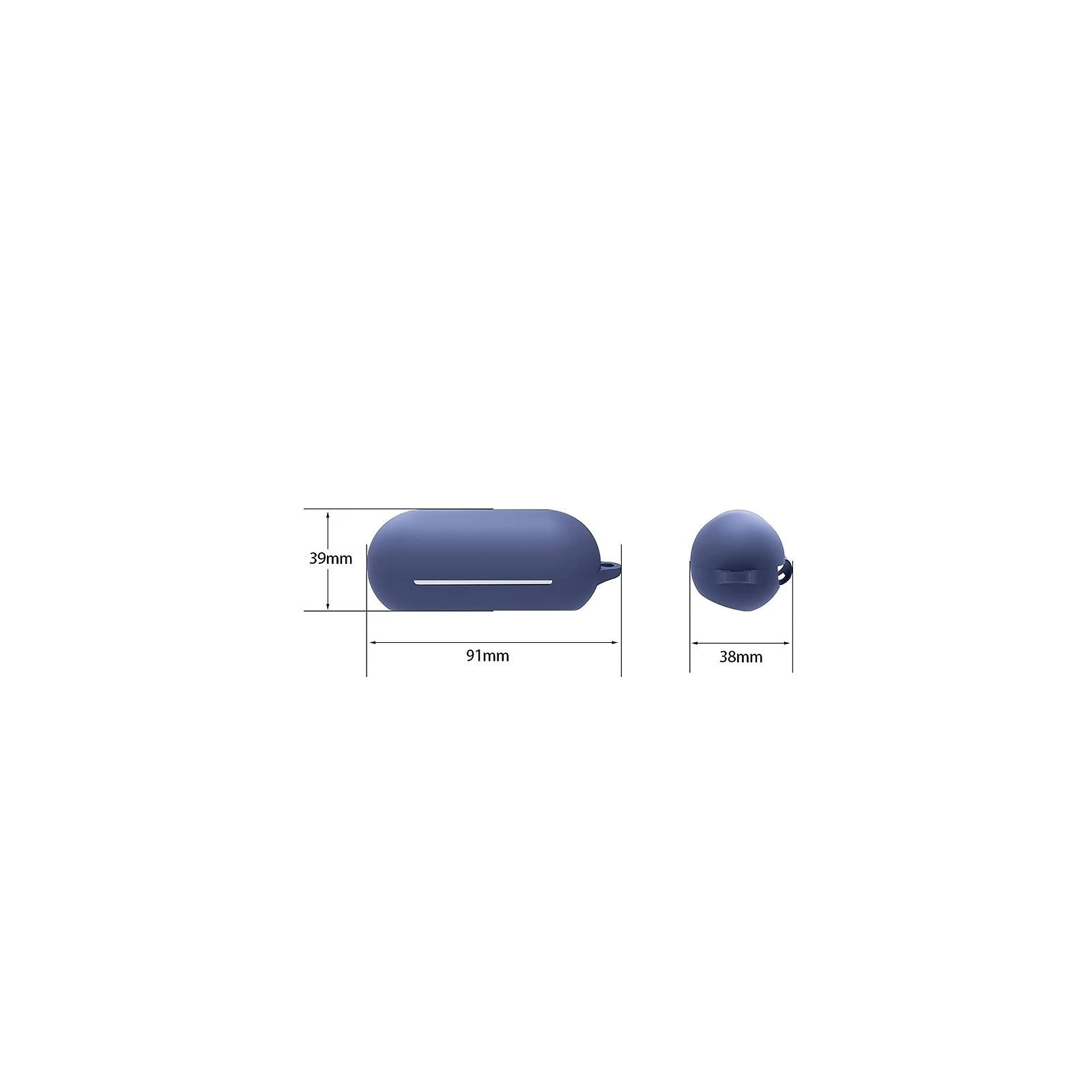 Чохол для навушників BeCover Silicon для Sony WF-C500 Dark Blue (712021) (UA) сумісність == Sony WF-C500 <==> Особливості  Силікон 