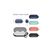 Чохол для навушників BeCover Silicon для Sony WF-C500 Dark Blue (712021) (UA)