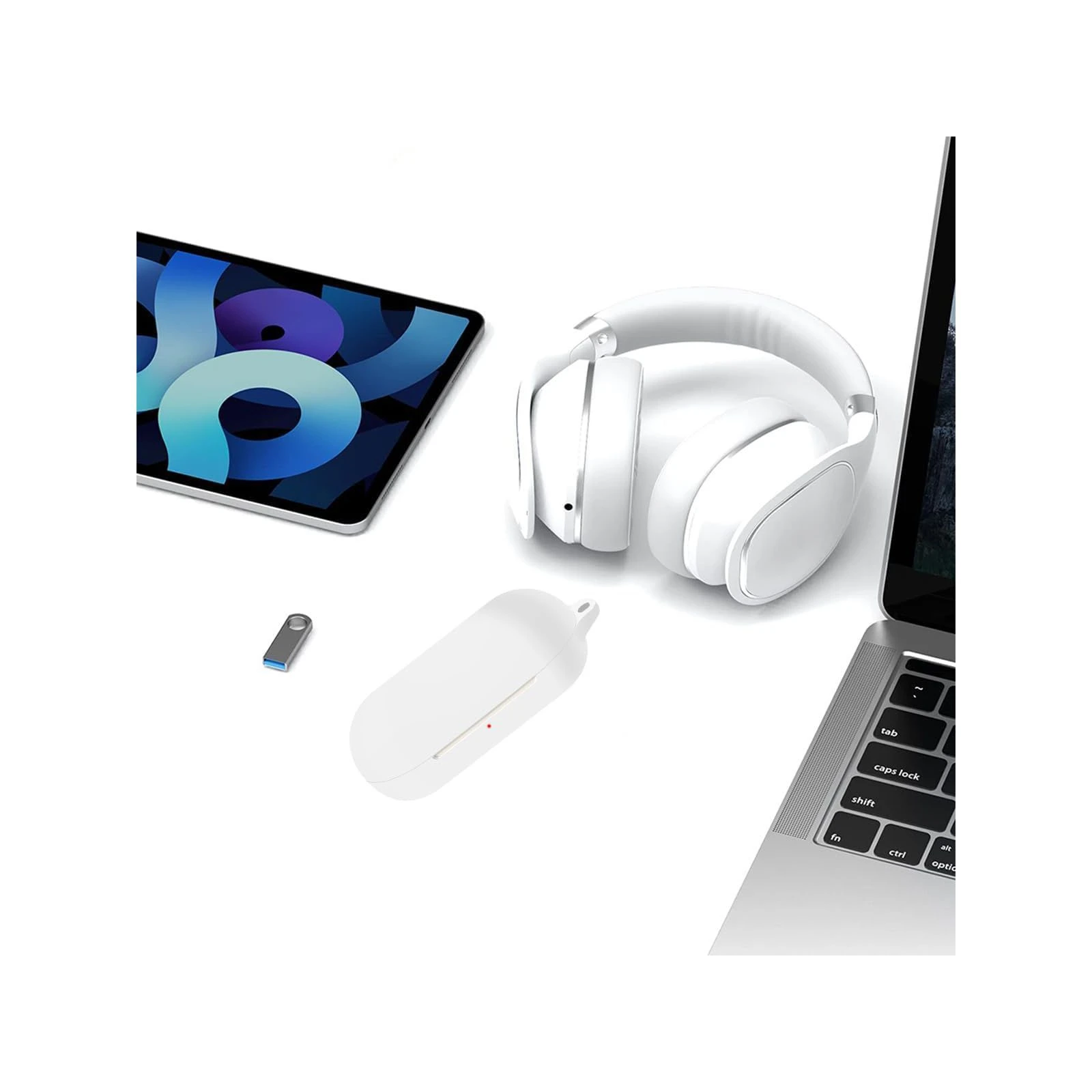 Чохол для навушників BeCover Silicon для Sony WF-C700N White (712034) (UA) Сумісність із брендом: Sony;