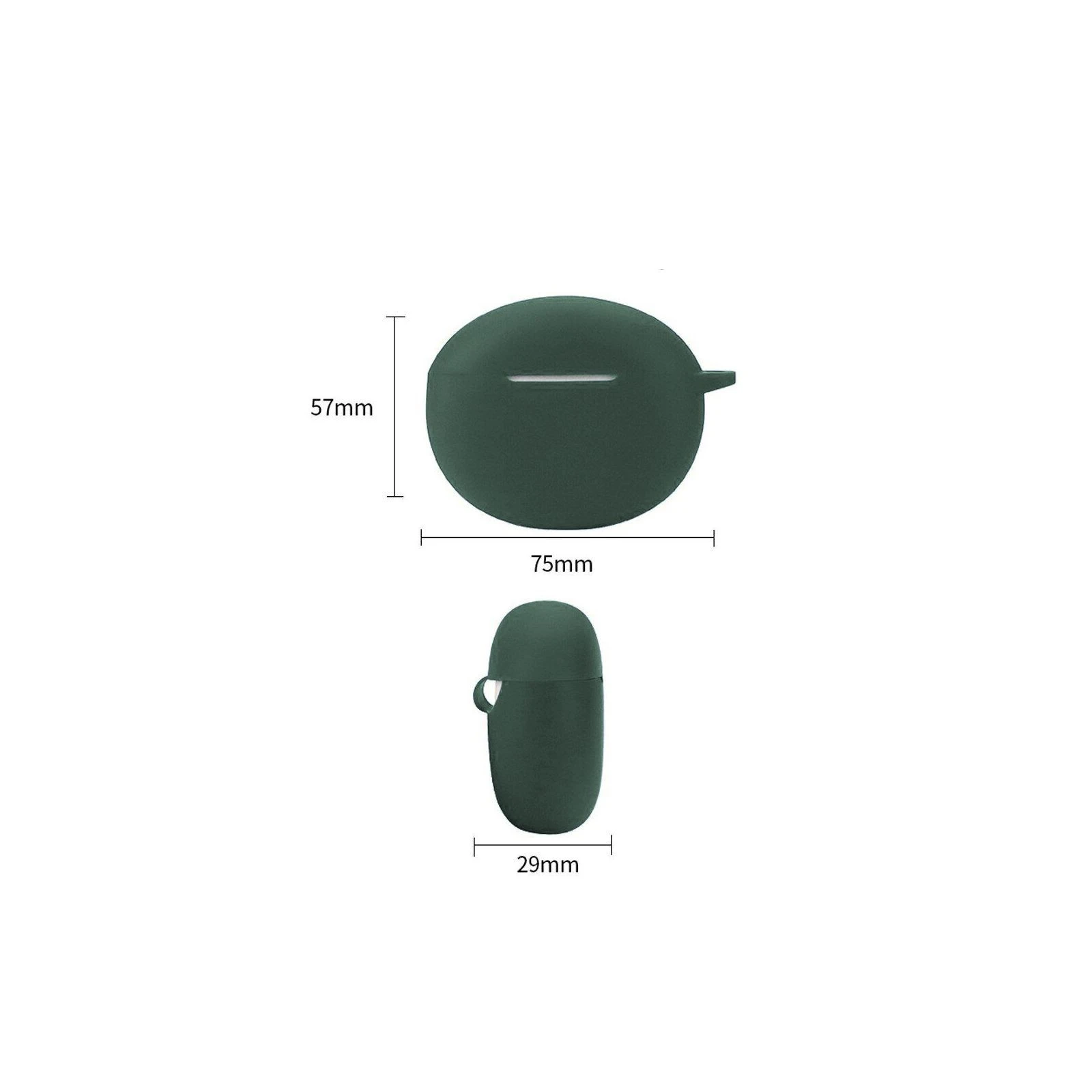 Чехол для наушников BeCover Silicon для Xiaomi Redmi Buds 4 Active Dark Green (710944) (UA) Совместимость с брендом Xiaomi