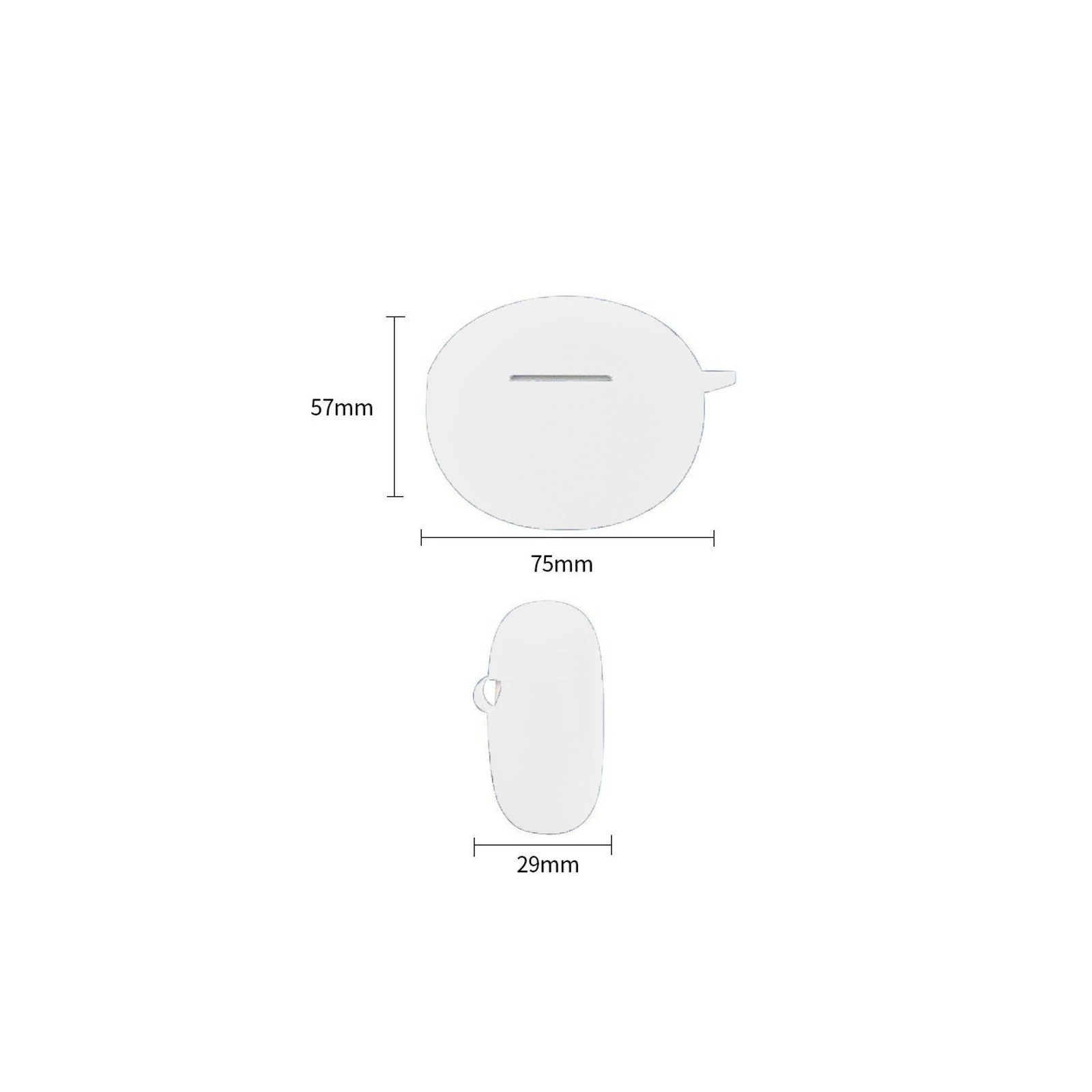 Чохол для навушників BeCover Silicon для Xiaomi Redmi Buds 4 Active White (710946) (UA) Сумісність із брендом: Xiaomi;