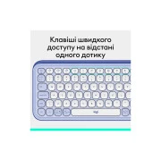 Logitech POP Icon Keys Bluetooth UA Lilac (920-013074) (UA)