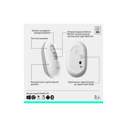 Logitech POP Mouse With Emoji Bluetooth Off-White (910-007411) (UA)