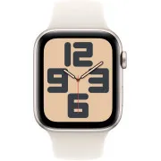 Apple Watch SE 2 GPS 44mm Starlight Aluminium Case with Starlight Sport Band M/L (MXEV3)