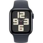 Apple Watch Series SE2 GPS 40mm Midnight Aluminium Case with Midnight Sport Band S/M (MXE73)