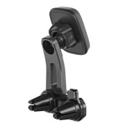 Универсальный автодержатель ColorWay Air Vent-3 (360 rotation) magnetic Gray (CW-CHM07-GR) (UA)