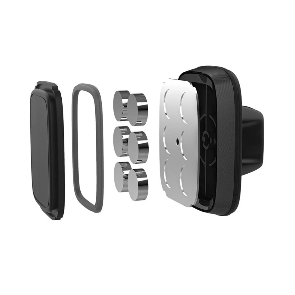 Універсальний автотримач ColorWay Air Vent-3 (360 rotation) magnetic Gray (CW-CHM07-GR) (UA)