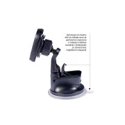 Універсальний автотримач ColorWay Dashboard-1 (360 rotation) magnetic Gray (CW-CHM06-GR) (UA)