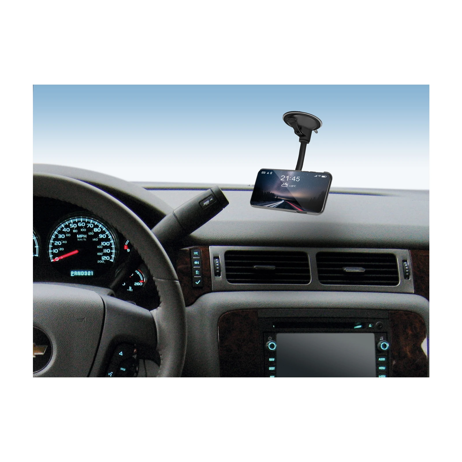 Универсальный автодержатель Defender CH-118 магніт, на панель (29118) (UA) Тип крепления: полимерная