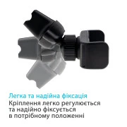 Універсальний автотримач Grand-X Mounting on the Deflector (MT-08) (UA)