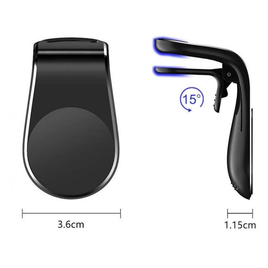 Універсальний автотримач XoKo RM-C70 Flat Magnetic Silver (XK-RM-C70-SL) (UA) Тип кріплення: кріпиться на