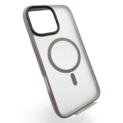 Чехол для мобильного телефона BeCover Metal Buttons Case (MagSafe) для Apple iPhone 16 Pro Gray (712098) (UA)