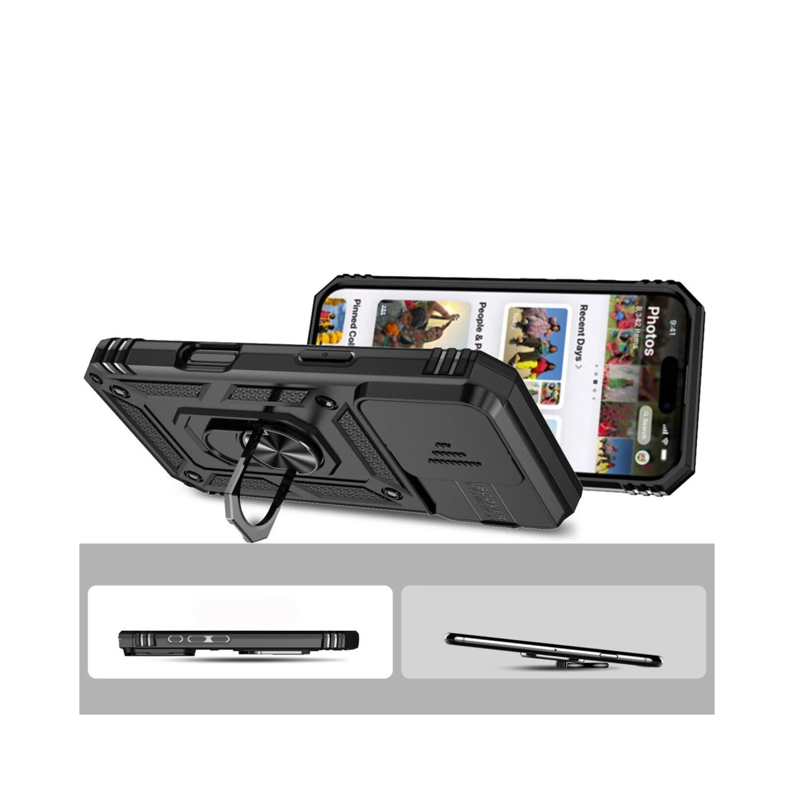 Чехол для мобильного телефона BeCover Military Apple iPhone 16 Pro Black (712155) (UA) Назначение модельный