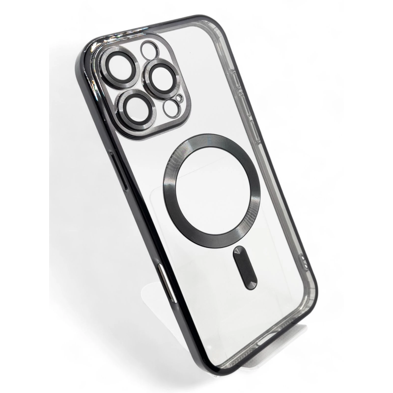 Чехол для мобильного телефона BeCover TPU Chrome Case (MagSafe) для Apple iPhone 16 Pro Max Black (712085) (UA) Тип чехла для телефона накладка