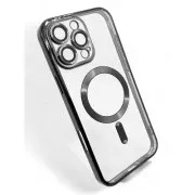 Чехол для мобильного телефона BeCover TPU Chrome Case (MagSafe) для Apple iPhone 16 Pro Max Black (712085) (UA)