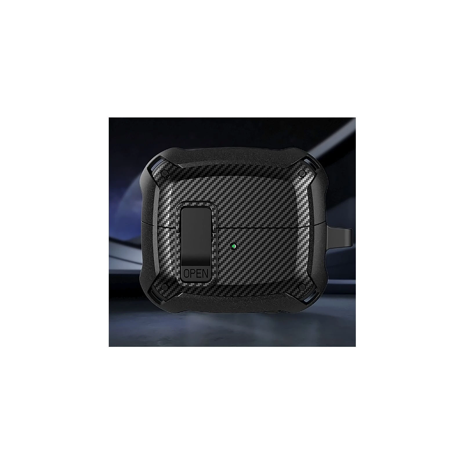 Чохол для навушників BeCover Protective TPU для Samsung Galaxy Buds 3 Black (711997) (UA) Особливості чохол + карабін