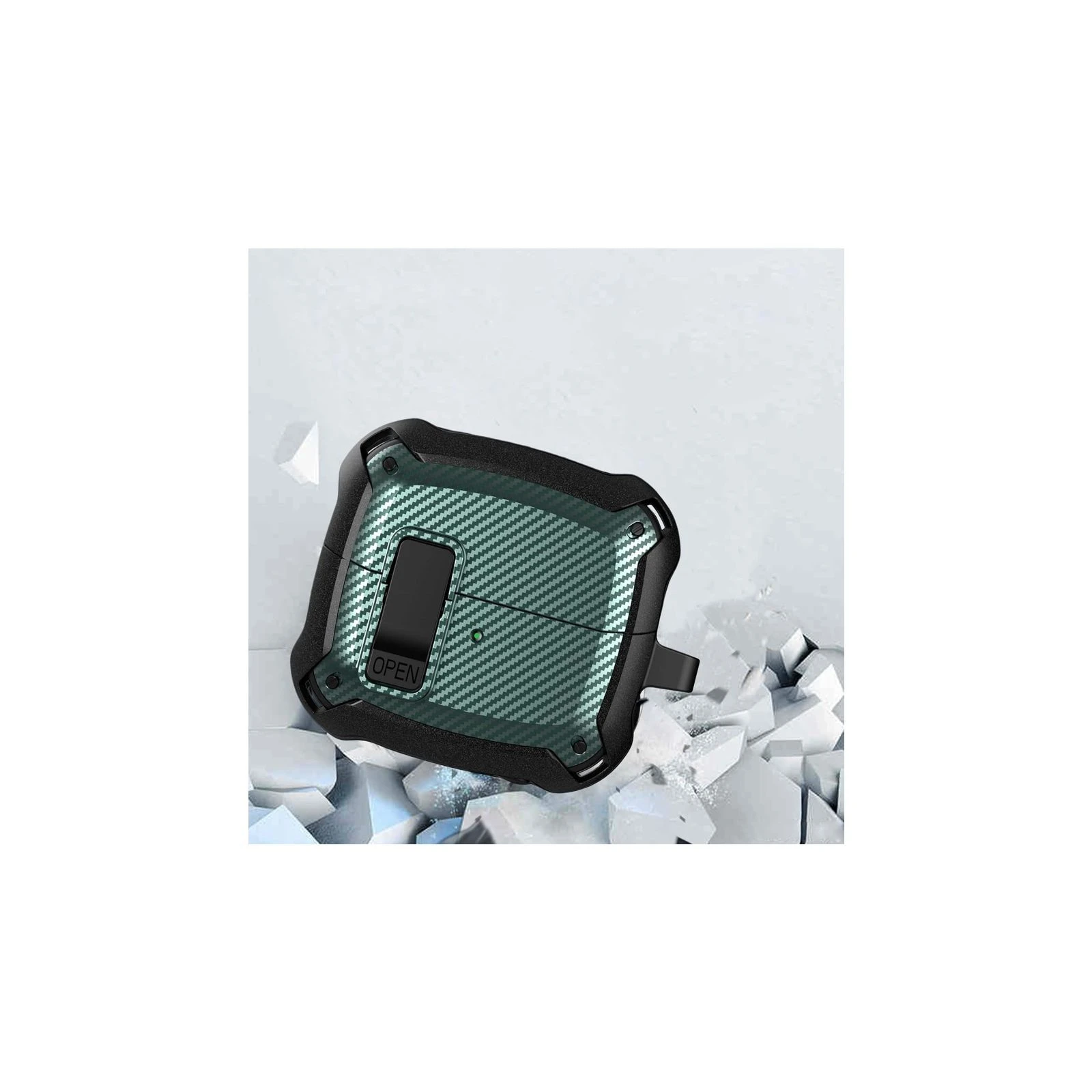 Чохол для навушників BeCover Protective TPU для Samsung Galaxy Buds 3 Dark Green (711999) (UA)