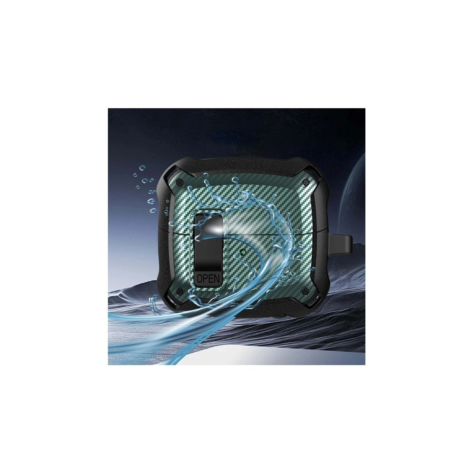 Чохол для навушників BeCover Protective TPU для Samsung Galaxy Buds 3 Dark Green (711999) (UA) Колір  темно -зелений 