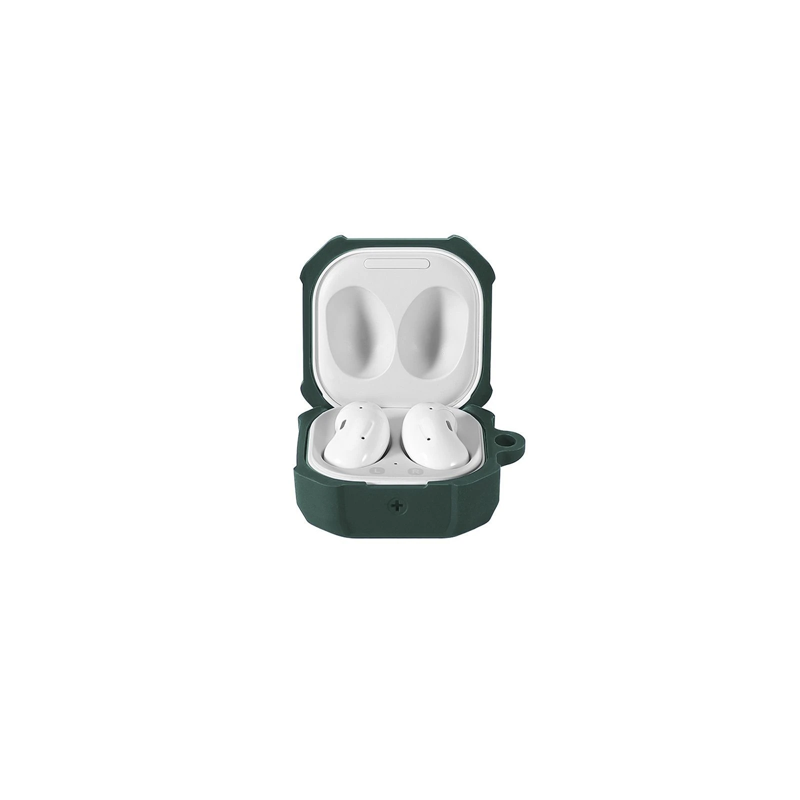 Чохол для навушників BeCover Protective TPU Samsung Galaxy Buds FE SM-R400 Dark Green (710103) (UA) Особливості чохол + карабін