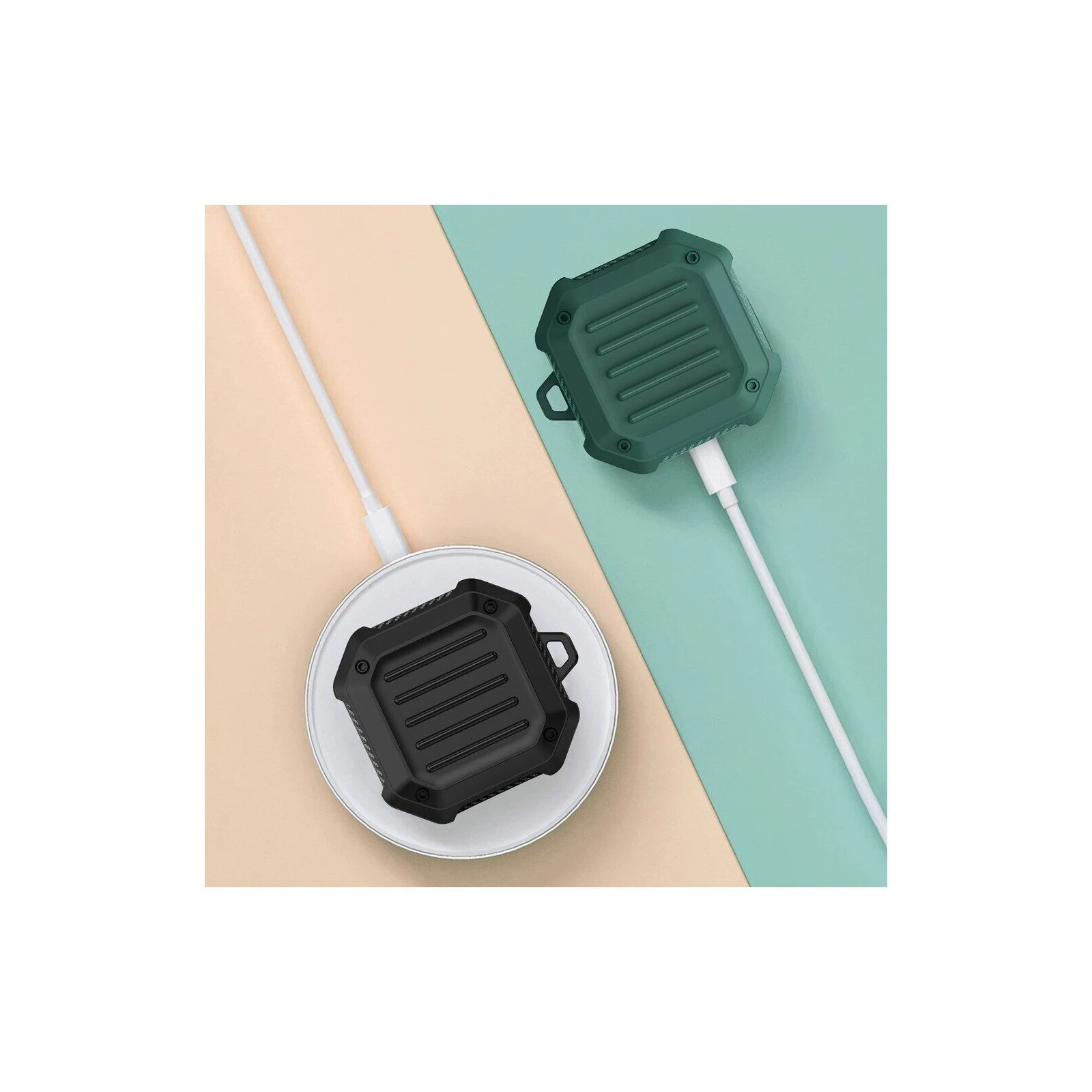 Чохол для навушників BeCover Protective TPU Samsung Galaxy Buds FE SM-R400 Dark Green (710103) (UA) Сумісність Samsung Galaxy Buds
