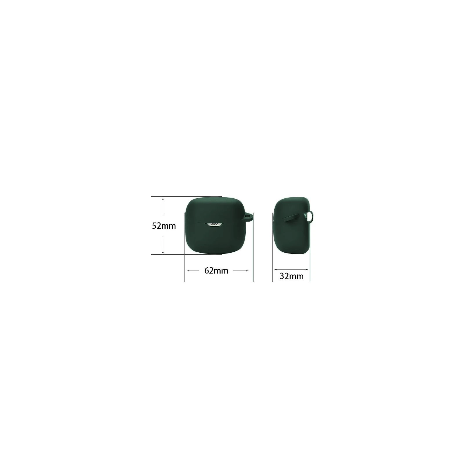 Чохол для навушників BeCover Silicon JBL Tune Flex TWS Dark Green (710186) (UA) Сумісність з брендом JBL