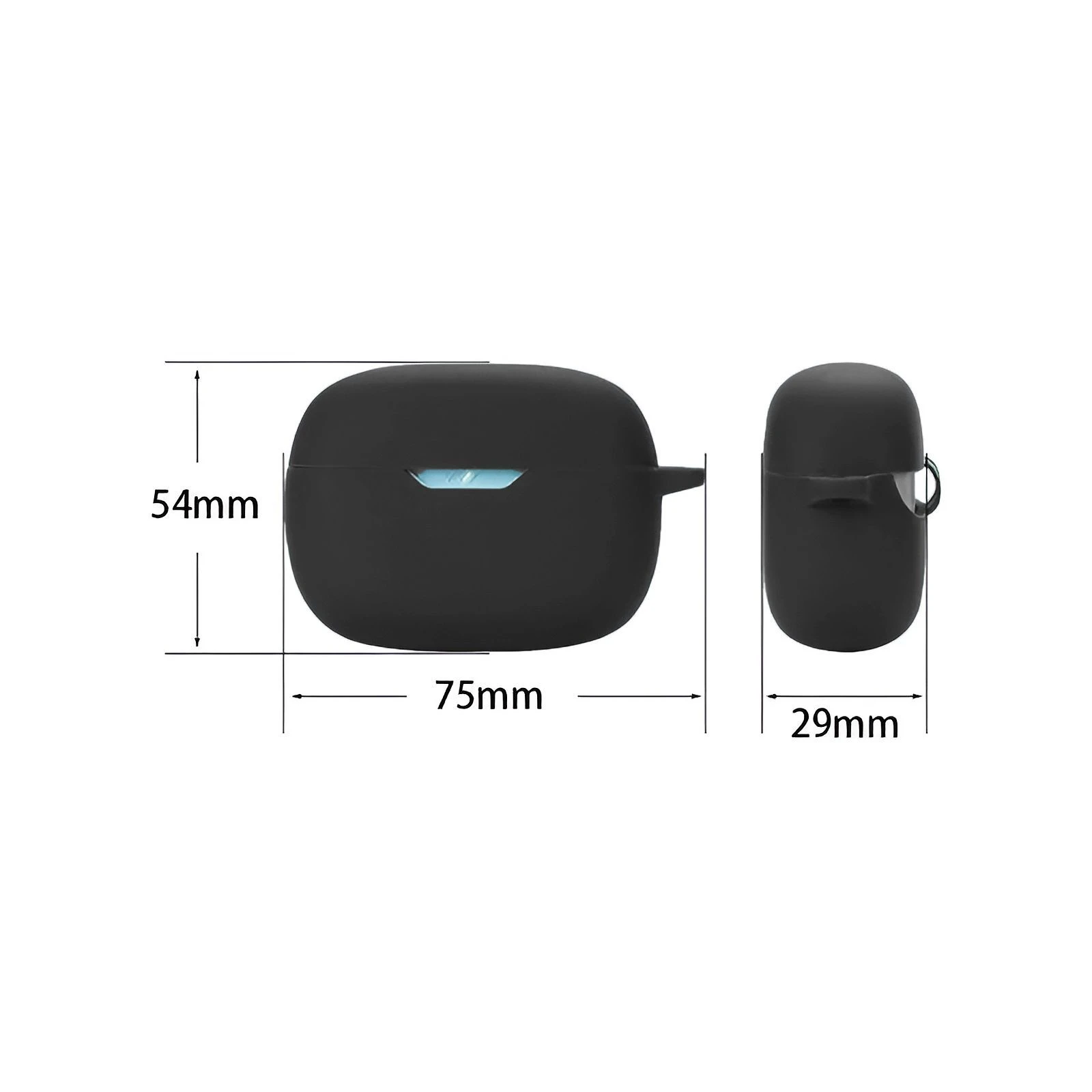 Чехол для наушников BeCover Silicon для JBL Wave Beam TWS Black (710189) (UA) Совместимость с брендом: JBL;