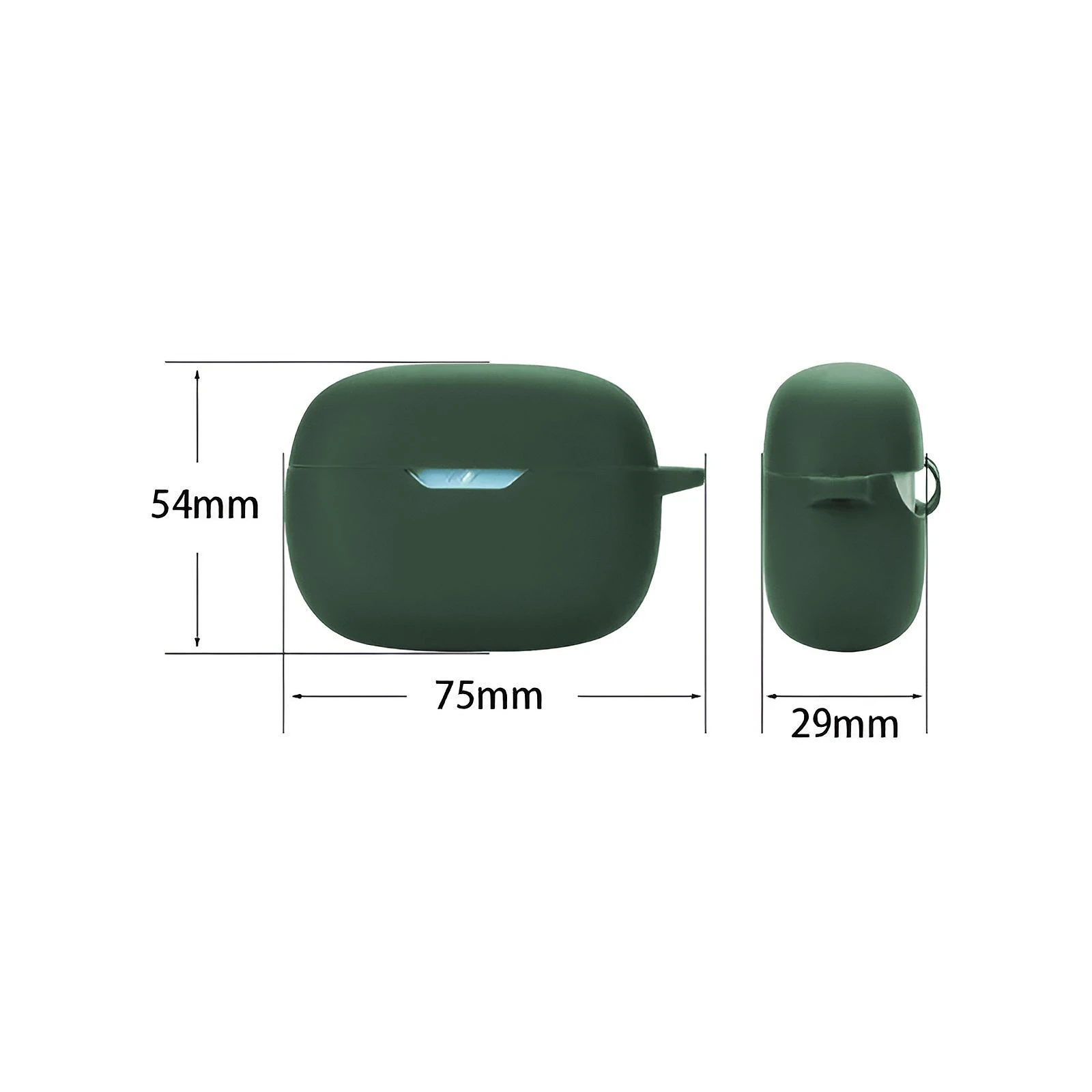 Чохол для навушників BeCover Silicon для JBL Wave Beam TWS Dark Green (710191) (UA) Сумісність із брендом: JBL;