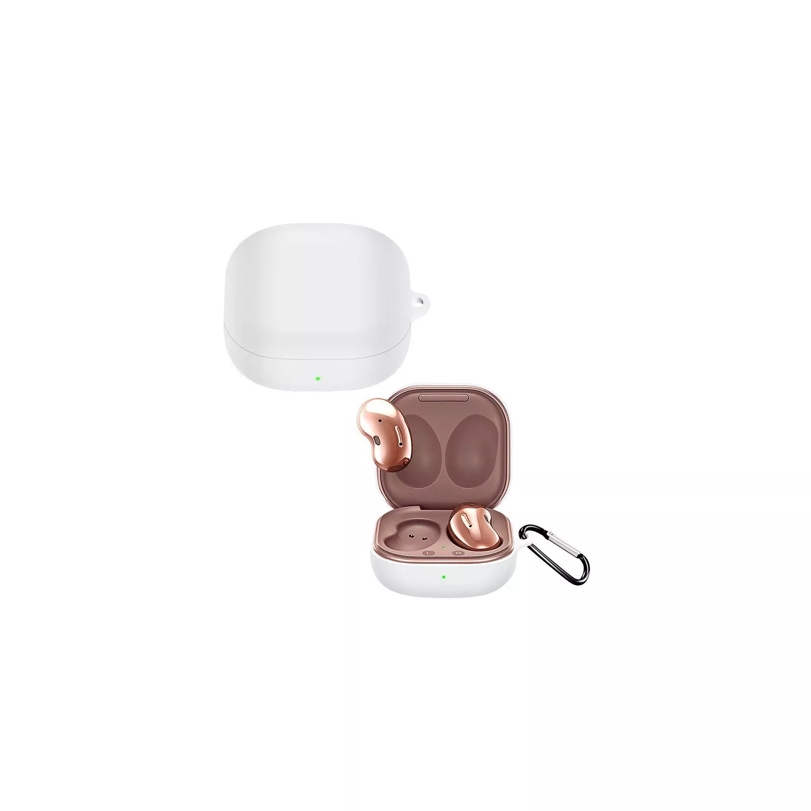 Чохол для навушників BeCover Silicon Samsung Galaxy Buds FE SM-R400 White (710098) (UA) Сумісність з брендом  Samsung <==> сумісність 