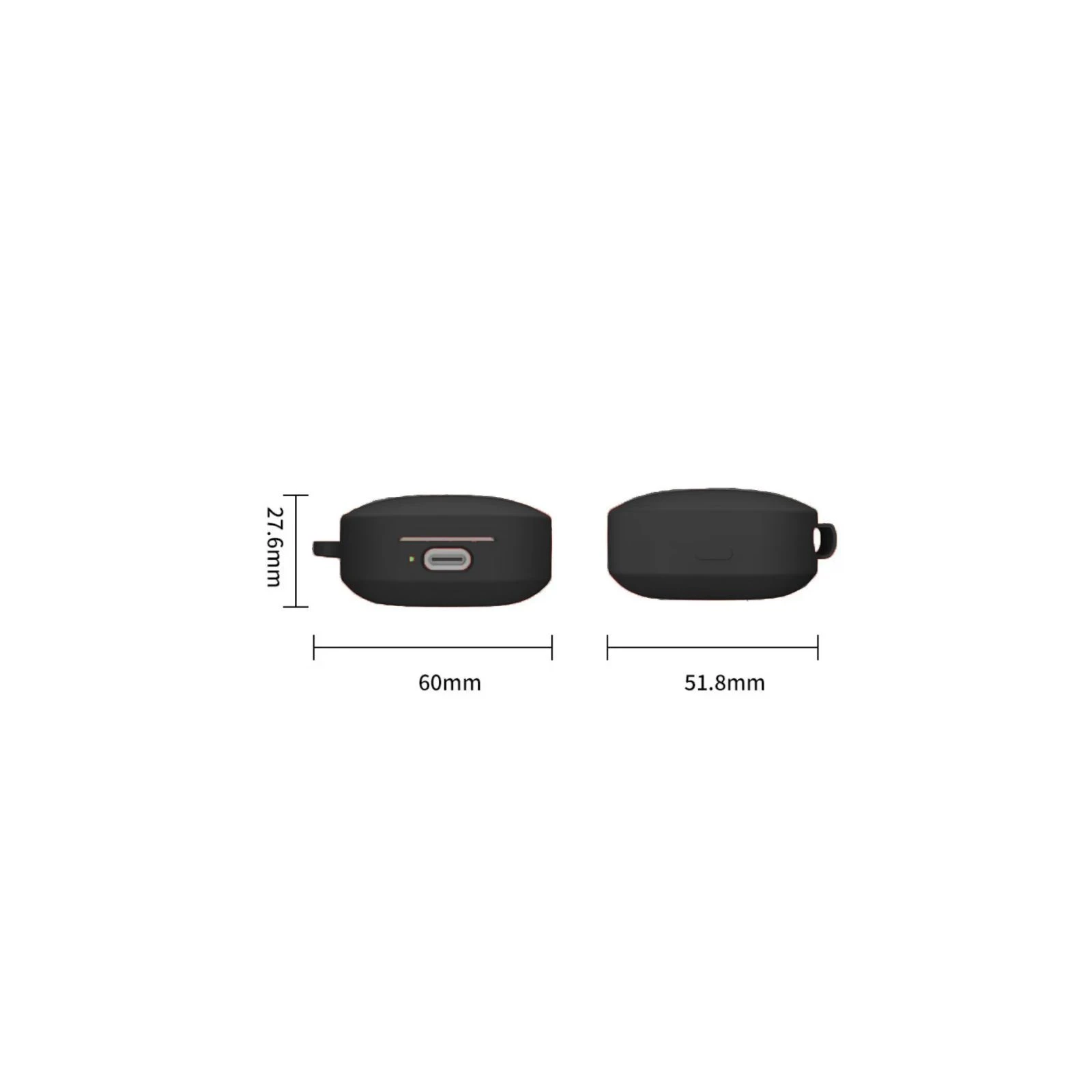 Чехол для наушников BeCover Silicon для Xiaomi Redmi Buds 6 Active Black (712012) (UA) Совместимость с брендом Xiaomi