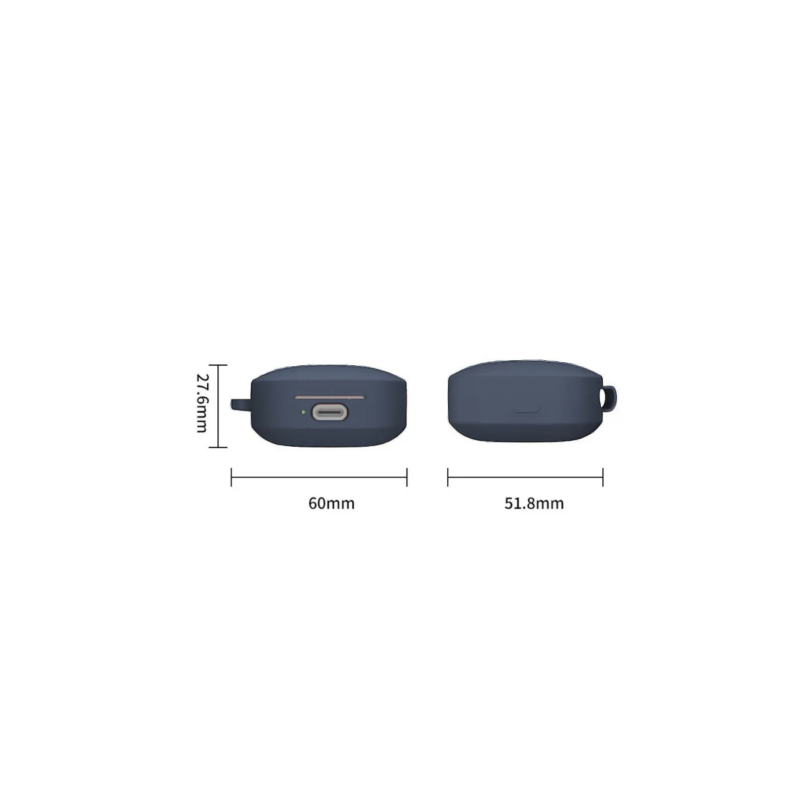 Чохол для навушників BeCover Silicon для Xiaomi Redmi Buds 6 Active Deep Blue (712013) (UA) Сумісність з брендом  Xiaomi 