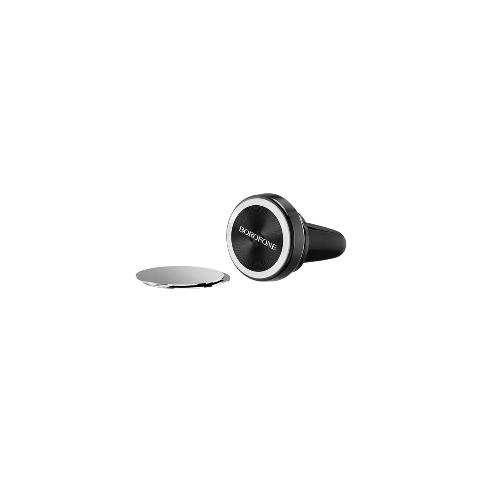 Универсальный автодержатель BOROFONE BH6, Black, Box (30530 / BH6) (UA) Тип крепления: дефлектор; Вес: 75