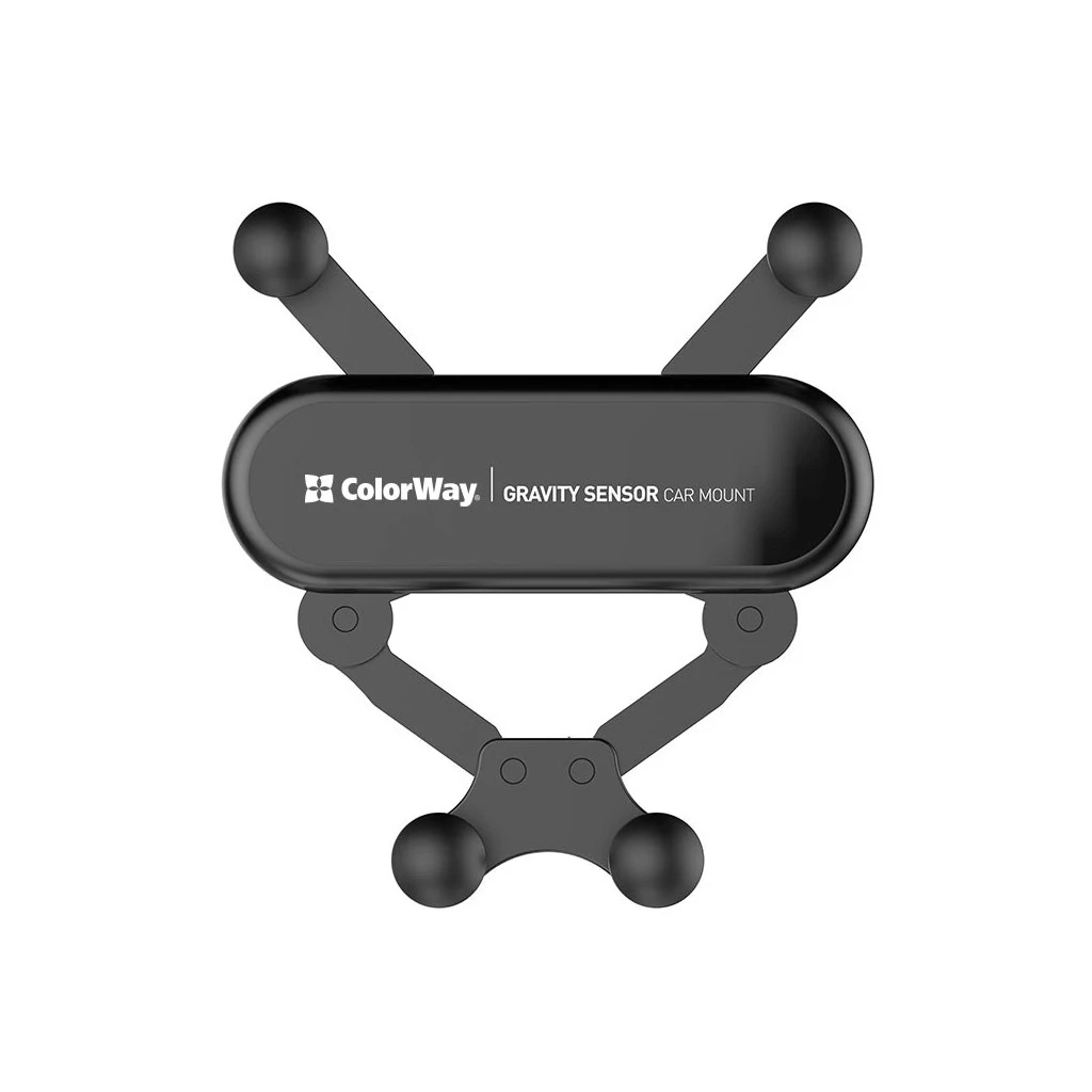 Универсальный автодержатель ColorWay Gravity Sensor Holder Black (CW-CHG11-BK) (UA)