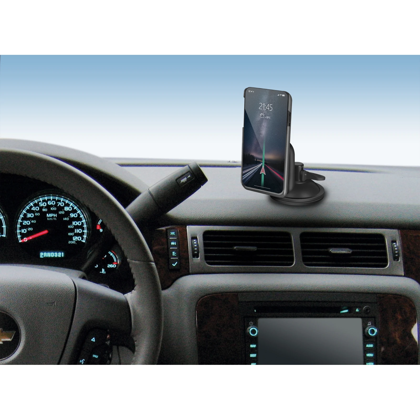 Універсальний автотримач Defender CH-152+ магніт (29152) (UA) Тип кріплення: полімерна