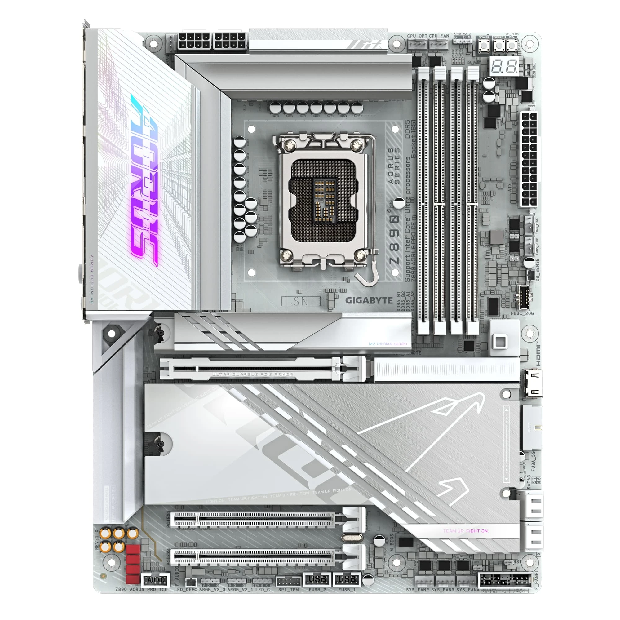 Gigabyte Z890 Aorus Pro Ice Socket 1851 Назначение: для настольного ПК;