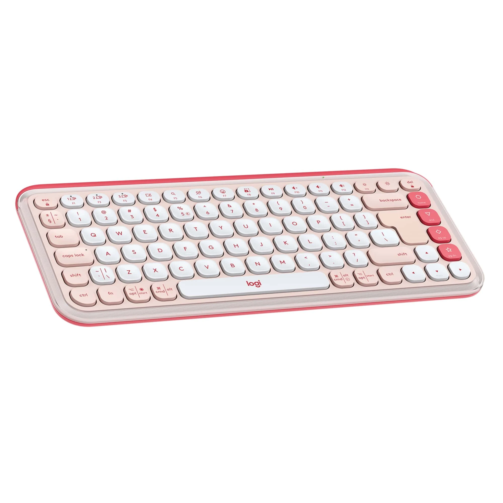 Logitech Pop Icon Keys Rose (920-013073) (UA) Тип клавіш: мембранні; Додаткові