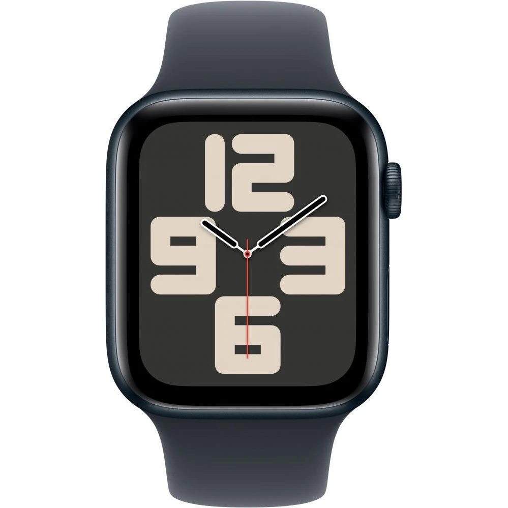 Apple Watch SE 2 GPS 44mm Midnight Aluminium Case w. Midnight Sport Band - S/M (MXEJ3) Бренд: Apple; Линейка: Watch SE 2; iOS: