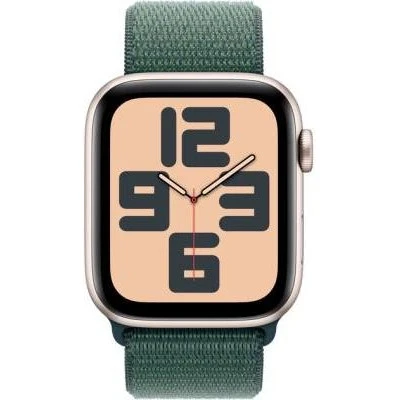 Apple Watch SE 2 GPS 44mm Starlight Aluminium Case w. Lake Green Sport Loop (MXEW3) Бренд: Apple; Лінійка: Watch SE 2; iOS: є;